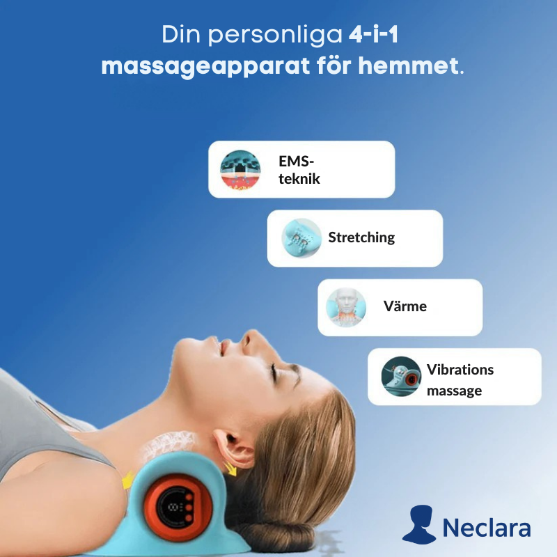 Neclara® 4-i-1-massageapparat