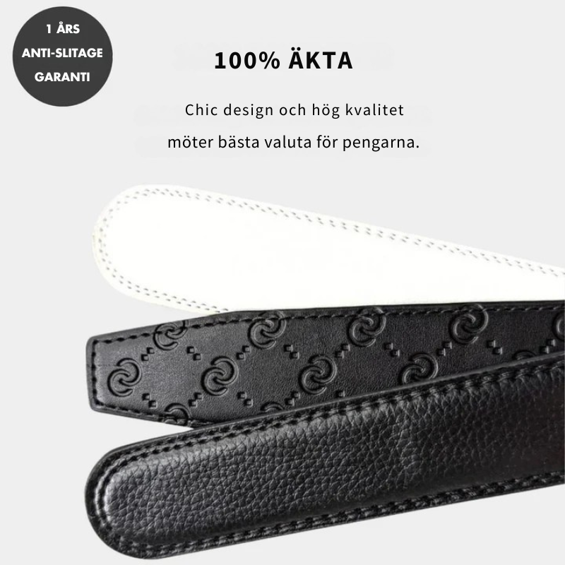 VELVOURA BELT: Easy-Click automatiskt läderbälte för kvinnor + GRATIS presentförpackning