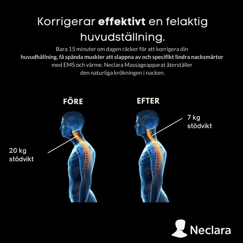 Neclara® 4-i-1-massageapparat