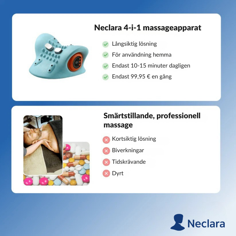 Neclara® 4-i-1-massageapparat