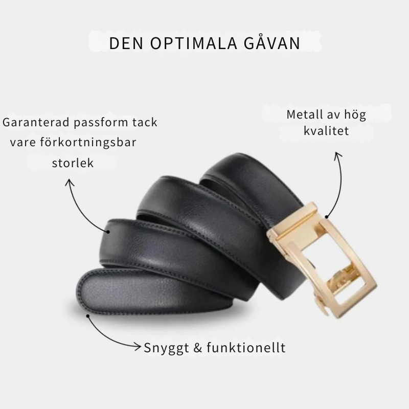 VELVOURA BELT: Easy-Click automatiskt läderbälte för kvinnor + GRATIS presentförpackning