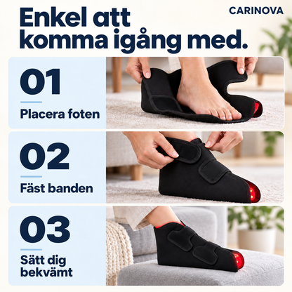 Carinova™ Rödljusterapi för fötterna