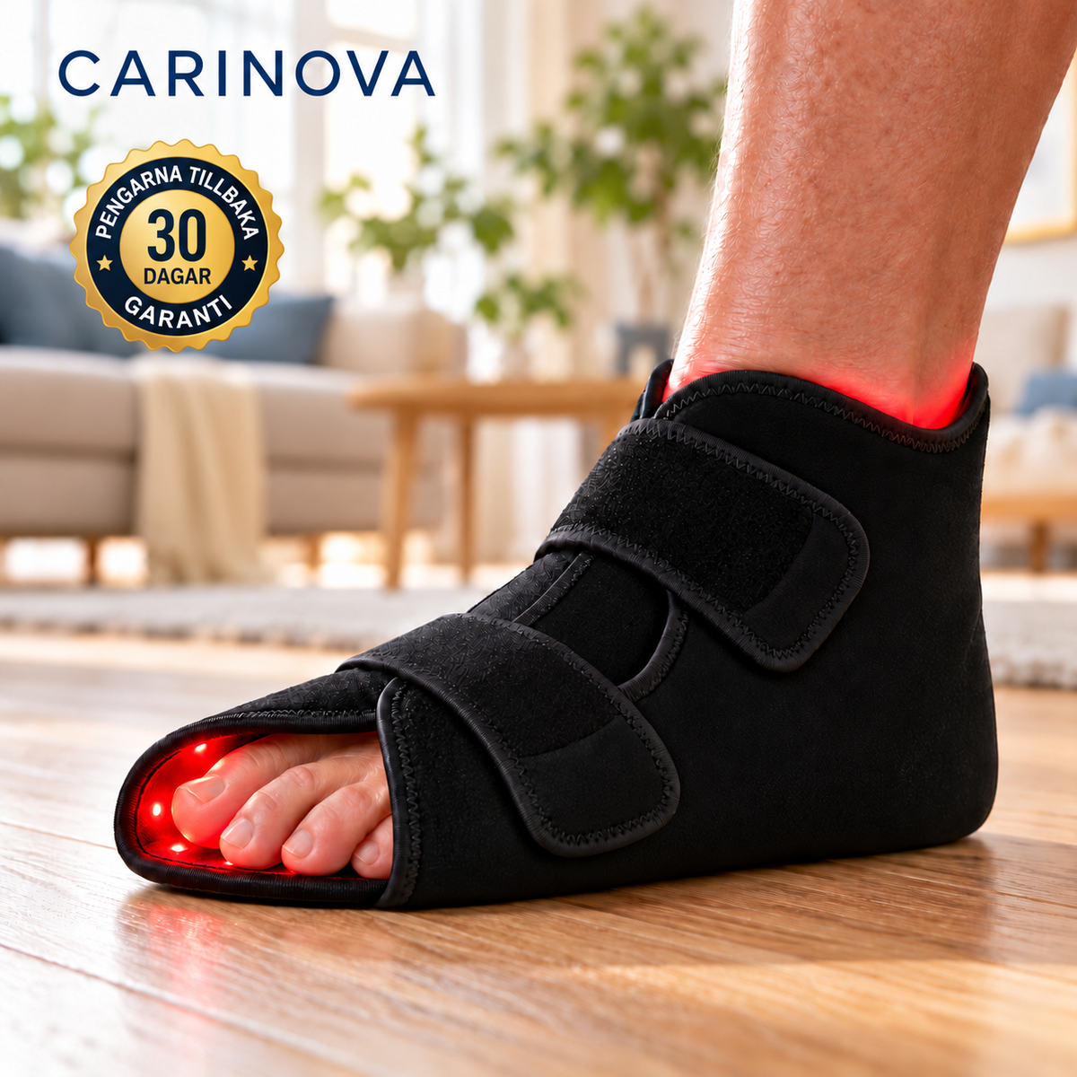 Carinova™ Rödljusterapi för fötterna