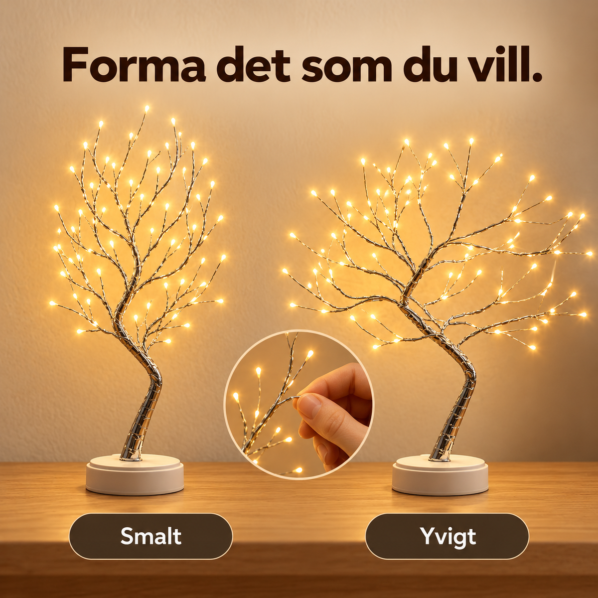 Lilla Trädet – Ljusträd med 108 LED-lampor