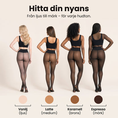 Termotights – Fodrade, ser ut som hud