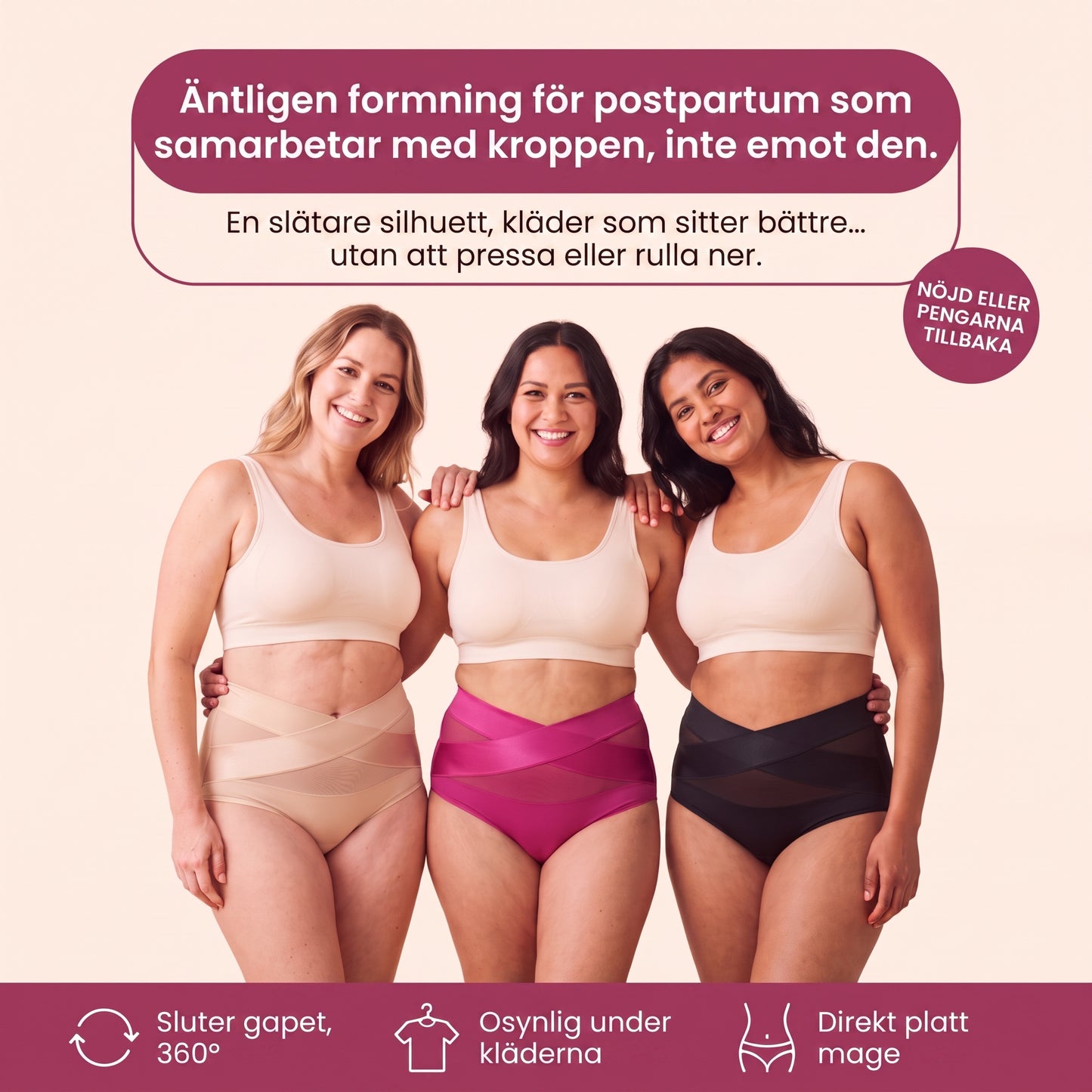 Carinova Sculpt Brief™ – 360° formande trosa