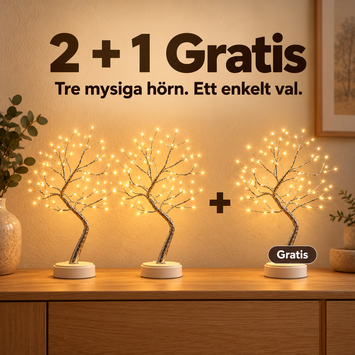 Lilla Trädet – Ljusträd med 108 LED-lampor
